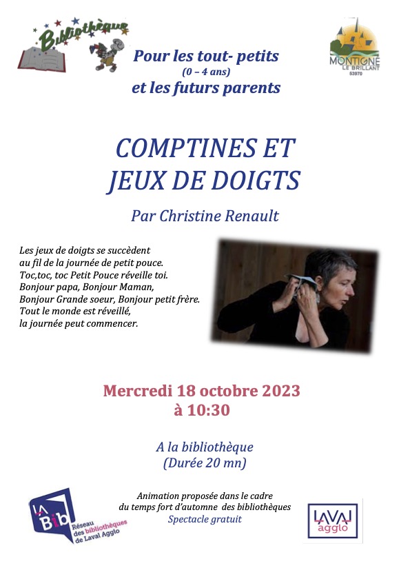 Bibliothèque : Mercredi 18 octobre 10h30