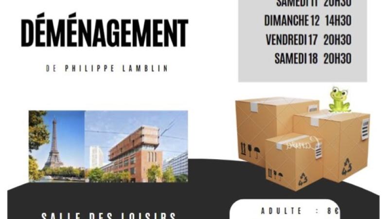 Théâtre Montigné le Brillant - Le grand déménagement - 10-11-12-17-18 novembre