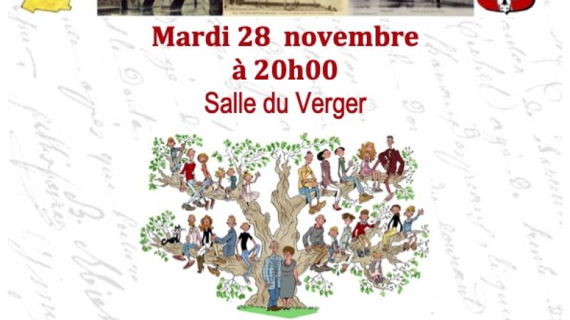 Initiation à la généalogie - Mardi 28 novembre 20h