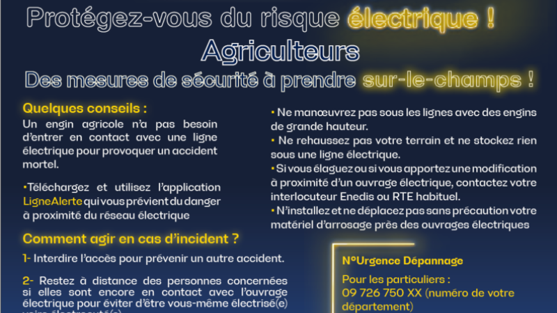 TENSION : ATTENTION ! Prévention Enedis