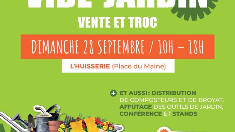 Vide Jardin L'Huisserie le 28 Septembre 2025