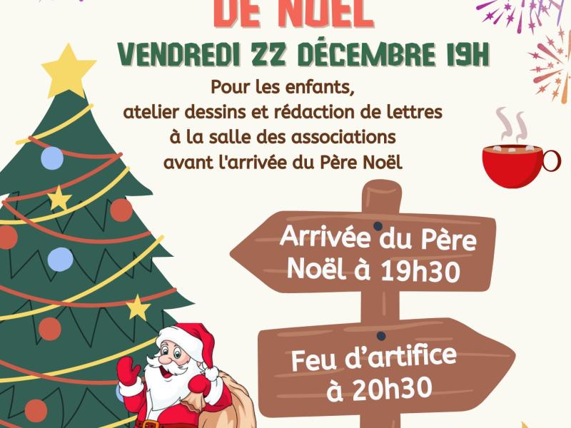 Animation de Noël - Feu d'artifice - Vendredi 22 décembre 19h