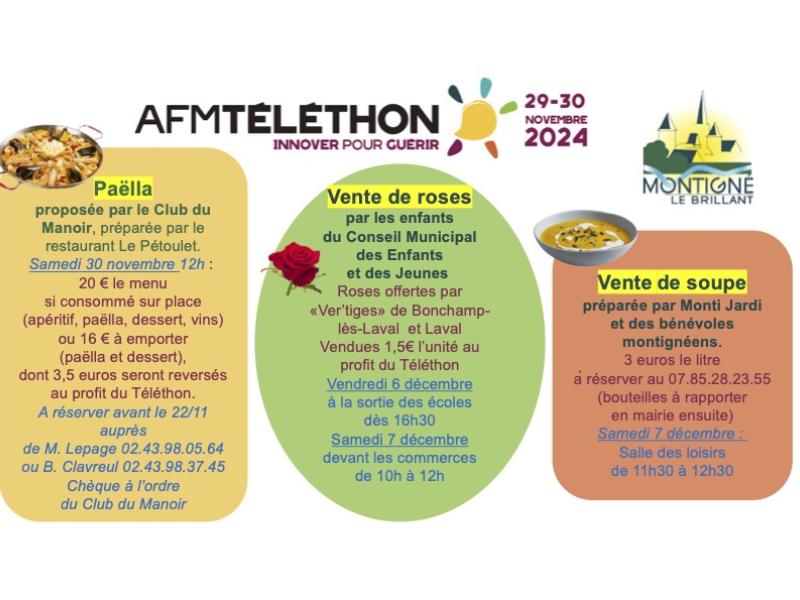 Téléthon Montigné 2024