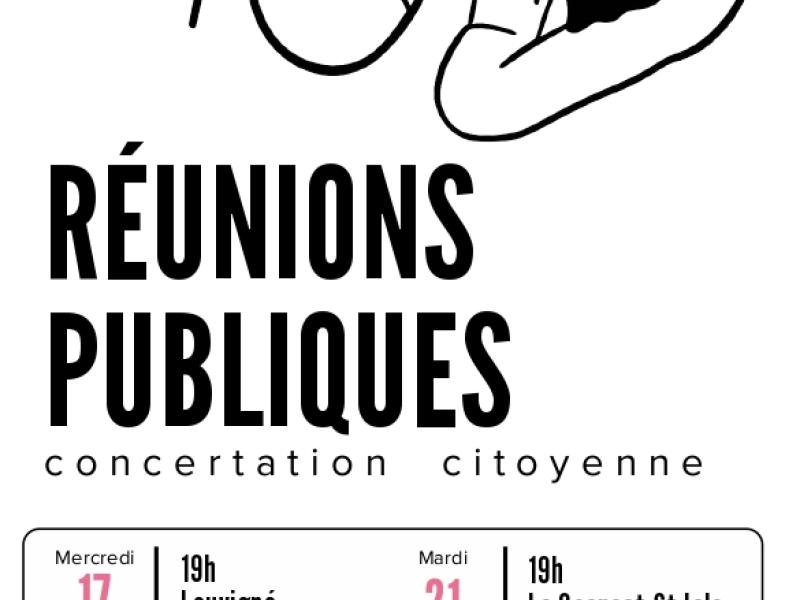 Réunion publique PLUI SCOT le 14 Octobre à 19h30 Salle du Verger